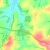 Topografisk kort Craydon, højde, terræn