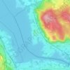 Topografisk kort Lisanza, højde, terræn