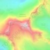 Topografisk kort Cima Presanella, højde, terræn
