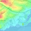 Topografisk kort Beluncle, højde, terræn