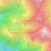 Topografisk kort Prealpi Lombarde, højde, terræn