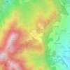 Topografisk kort Piani di Lo, højde, terræn