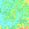Topografisk kort Apparita, højde, terræn