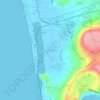Topografisk kort Nuova Colmata, højde, terræn