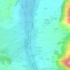 Topografisk kort Rain, højde, terræn