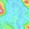 Topografisk kort Vaccarezza Nuova, højde, terræn
