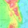 Topografisk kort Low Newton, højde, terræn
