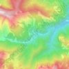 Topografisk kort Isola Santa, højde, terræn