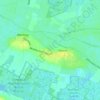 Topografisk kort Oxenpill, højde, terræn