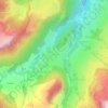 Topografisk kort Entschwil, højde, terræn