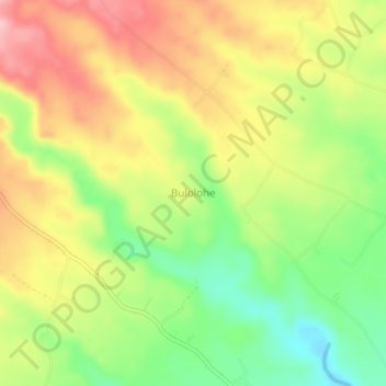 Topografisk kort Bulolohe, højde, terræn