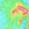 Topografisk kort Ca' Nova, højde, terræn