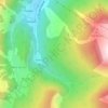 Topografisk kort Miande Lausarot, højde, terræn
