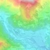 Topografisk kort Ronchi Inferiore, højde, terræn