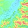 Topografisk kort Merlazza, højde, terræn