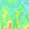 Topografisk kort Pampulha, højde, terræn