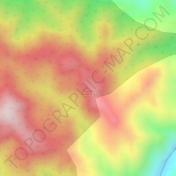 Topografisk kort Buntu Tambolang, højde, terræn