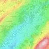 Topografisk kort Obere Weberei, højde, terræn