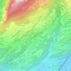 Topografisk kort La Soie, højde, terræn