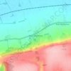 Topografisk kort West Heslerton, højde, terræn