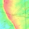 Topografisk kort Hemswell Cliff, højde, terræn