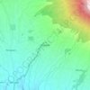 Topografisk kort Besakih, højde, terræn