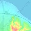 Topografisk kort Mirto, højde, terræn