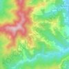 Topografisk kort Sorbolo, højde, terræn