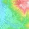 Topografisk kort Concenedo, højde, terræn