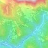Topografisk kort Vetteglia, højde, terræn