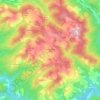 Topografisk kort Casanuova di Ama, højde, terræn
