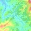 Topografisk kort Greti, højde, terræn