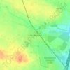 Topografisk kort Lille Skensved, højde, terræn