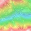 Topografisk kort Iselle, højde, terræn