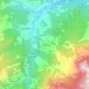 Topografisk kort Canadello, højde, terræn