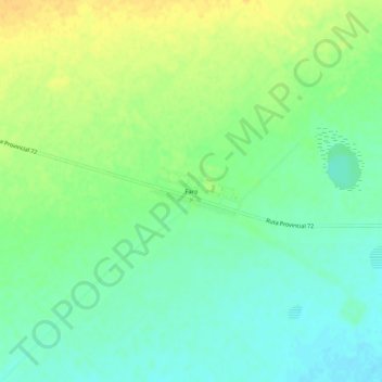 Topografisk kort Faro, højde, terræn