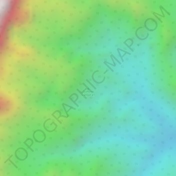 Topografisk kort Gunung Liangpran, højde, terræn