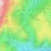 Topografisk kort Passo Campolongo, højde, terræn