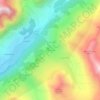 Topografisk kort Malatrà Desot, højde, terræn