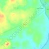Topografisk kort Idiana, højde, terræn