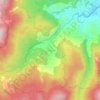 Topografisk kort Cerreto Alpi, højde, terræn