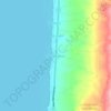Topografisk kort Siopat Sosor, højde, terræn