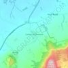 Topografisk kort Carlton in Cleveland, højde, terræn