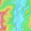 Topografisk kort Doccio, højde, terræn