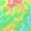 Topografisk kort Colonnata, højde, terræn