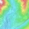 Topografisk kort Chezzo, højde, terræn