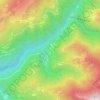 Topografisk kort Curiglia, højde, terræn