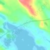 Topografisk kort Småland, højde, terræn