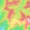 Topografisk kort Acquafredda Superiore, højde, terræn