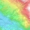 Topografisk kort Hasliberg Reuti, højde, terræn